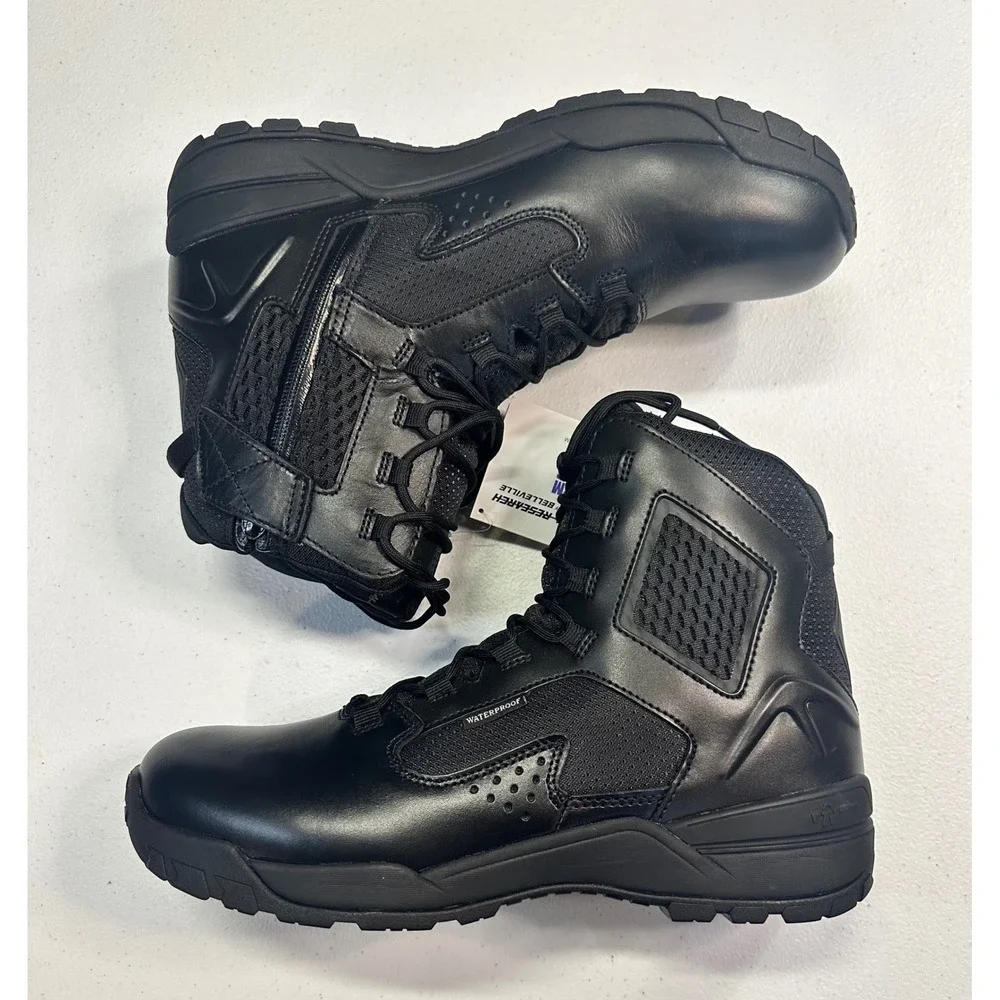 Tactical Research Belleville TR1040ZWP Waterproof Side Zip Duty Boots Mens 11R